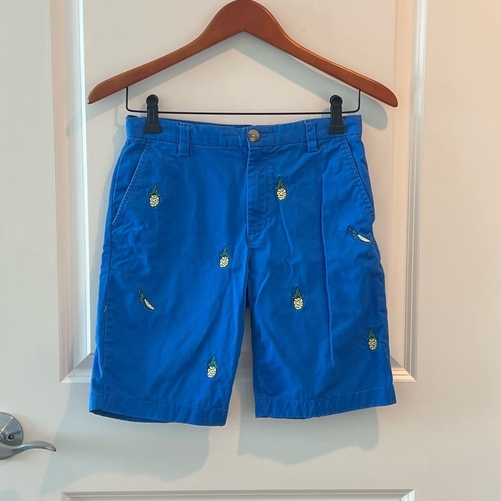 Vineyard Vines Boys Embroidered Pineapples Shorts